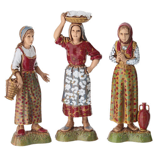 Set pastori 16 pz presepe stile napoletano 10 cm Moranduzzo 4