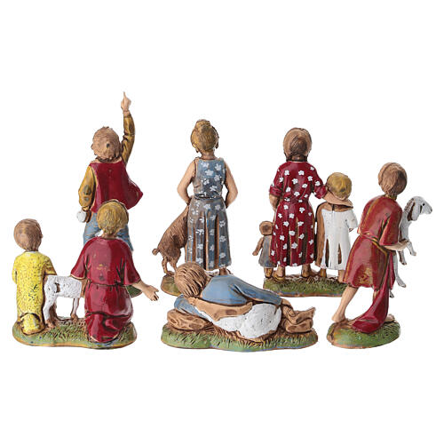 Set 6 santons enfants style napolitain crèche 10 cm 5