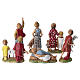 Set 6 santons enfants style napolitain crèche 10 cm s5