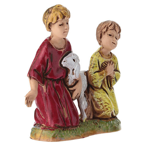 Kinder mit Schaf für 10 cm Krippe von Moranduzzo 3