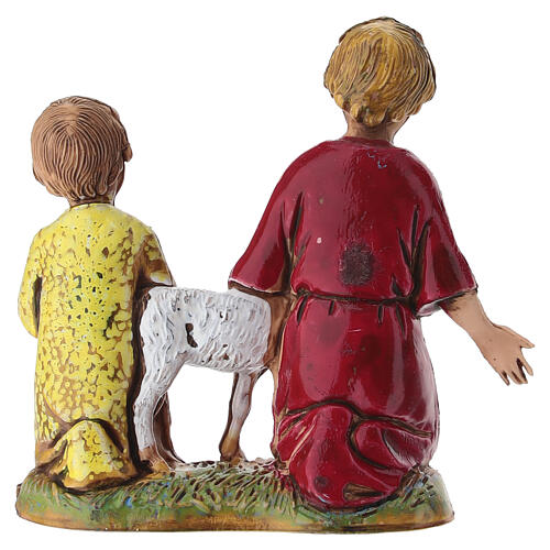 Kinder mit Schaf für 10 cm Krippe von Moranduzzo 4