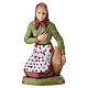 Kobieta klęcząca z amforą - figurka do szopki Moranduzzo 10 cm s1