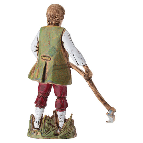 Erntearbeiter mit Sichel für 10 cm Krippe von Moranduzzo 4