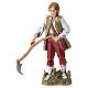 Erntearbeiter mit Sichel für 10 cm Krippe von Moranduzzo s1
