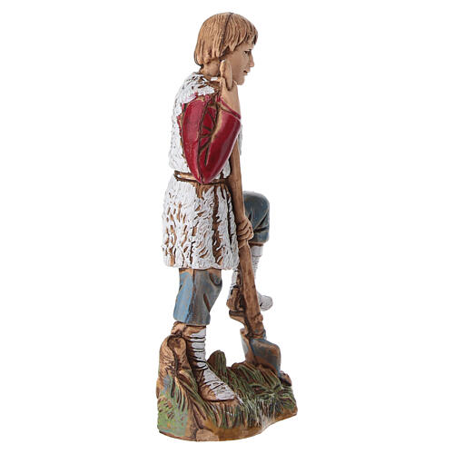 Mężczyzna pracujący z łopatą - figurka do szopki Moranduzzo 10 cm 3