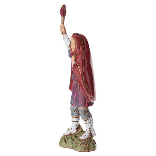 Mann mit Fackel für 10 cm Krippe von Moranduzzo 3