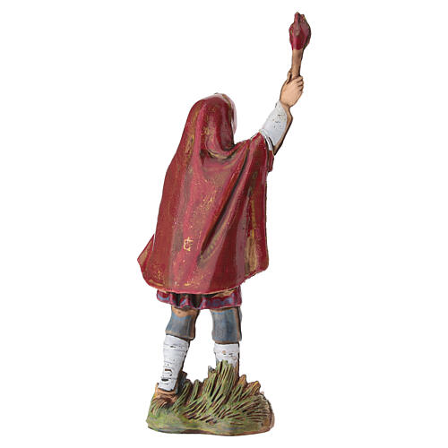 Figurka mężczyzny z pochodnią do szopki Moranduzzo 10 cm 4