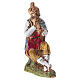 Siedzący mężczyzna z piszczałką - figurka do szopki Moranduzzo 10 cm s2