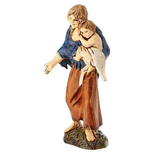 Zingara del borgo napoletano presepe Moranduzzo 10 cm 2