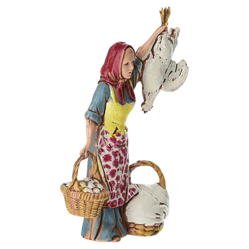 Sprzedawczyni drobiu - figurka do szopki Moranduzzo 10 cm 2