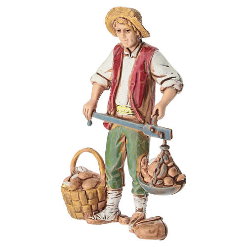 Figurka sprzedawcy owoców do szopki Moranduzzo 10 cm 3