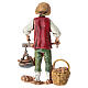 Estatueta vendedor de frutas para presépio Moranduzzo 10 cm s4