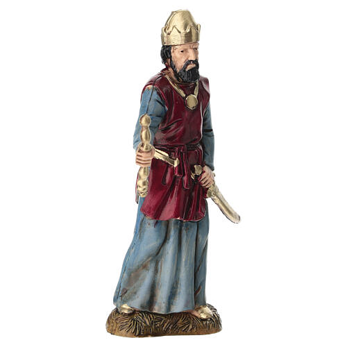 Rei Herodes presépio Moranduzzo 10 cm 2