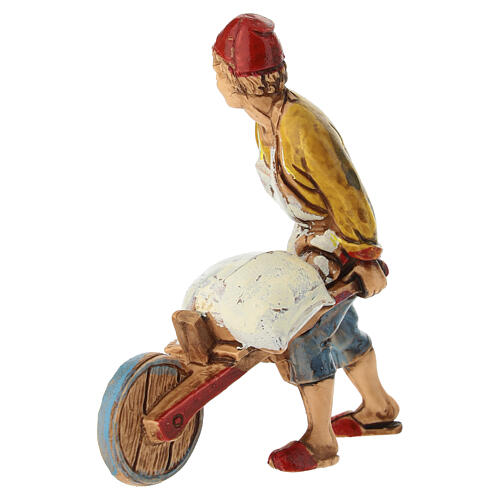 Panadero con pala de horno belén Moranduzzo 10 cm 3