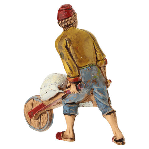 Fornaio con pala da forno presepe Moranduzzo 10 cm 4