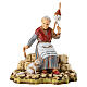 Donna filatrice presepe Moranduzzo 10 cm s1