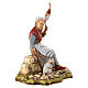 Donna filatrice presepe Moranduzzo 10 cm s3