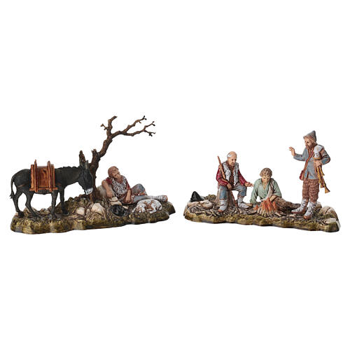 Set, 6-teilig, Figurengruppen für 10 cm Krippe von Moranduzzo 2