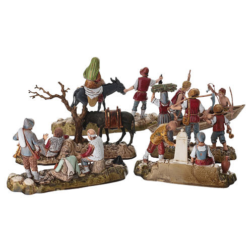Set, 6-teilig, Figurengruppen für 10 cm Krippe von Moranduzzo 5