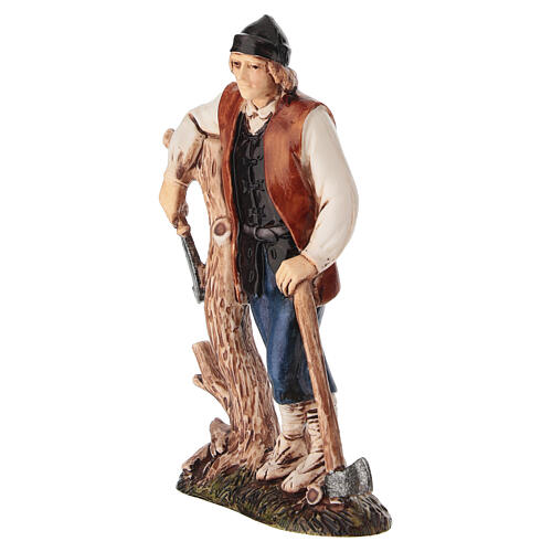 Holzfäller für 10 cm Krippe von Moranduzzo 2