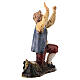 Kneeling Astonished Shepherd, Moranduzzo Nativity 10 cm s3