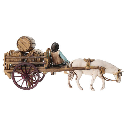 Wagen mit Fässern für 10 cm Krippe von Moranduzzo 4