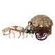 Cart with hay for Moranduzzo nativity scene, 10 cm s1