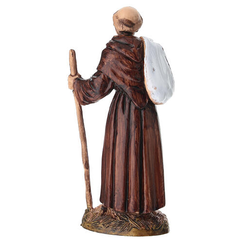 Mönch im neapolitanischen Stil für 10 cm Krippe von Moranduzzo 4