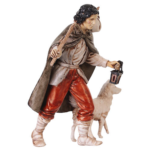 Wędrowiec z psem, figurka do szopki neapolitańskiej Moranduzzo, 10–12 cm 3