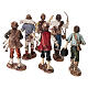 Shepherds, set of 6 nativity figurines by Moranduzzo, 12 cm s5
