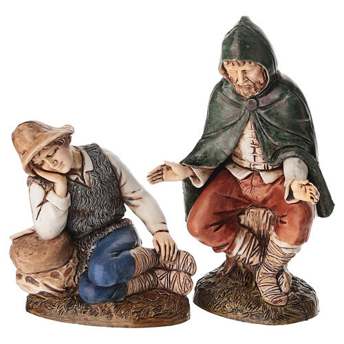Nativity shepherds 6 pcs, 12 cm Moranduzzo 2
