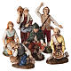 Nativity shepherds 6 pcs, 12 cm Moranduzzo s1