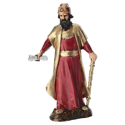 Zestaw figurek: król Herod i dwaj żołnierze do szopki Moranduzzo 12 cm 3