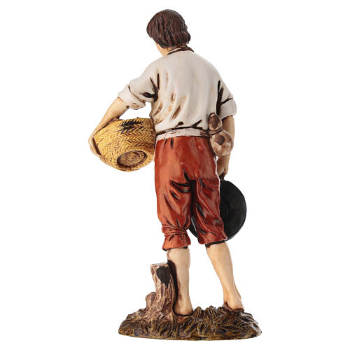 Fischer im neapolitanischen Stil für 12 cm Krippe von Moranduzzo 4