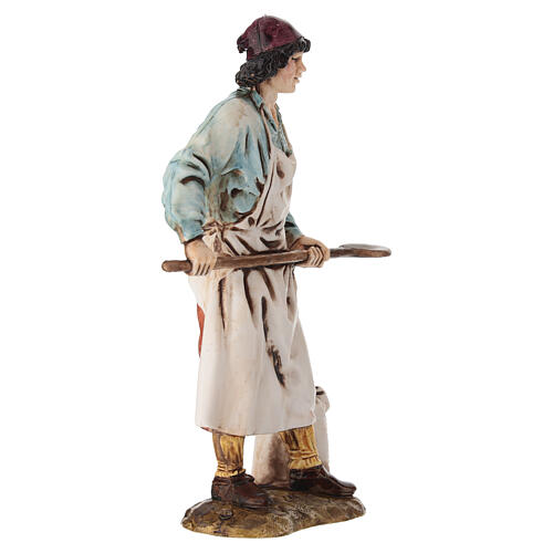 Pizzabäcker bei der Arbeit für 12 cm Krippe von Moranduzzo 3