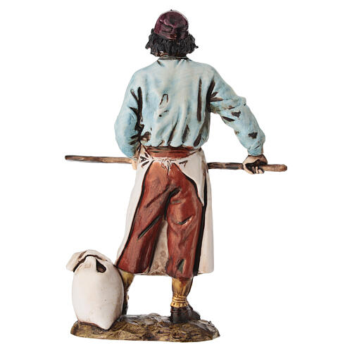 Pizzabäcker bei der Arbeit für 12 cm Krippe von Moranduzzo 4