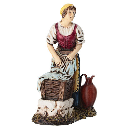 Figurka praczki do szopki Moranduzzo 12 cm 2