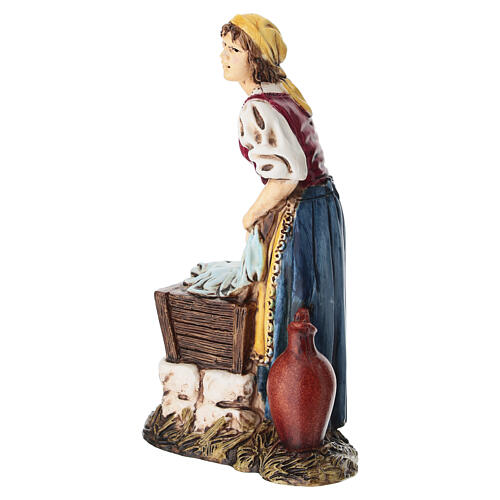Figurka praczki do szopki Moranduzzo 12 cm 3