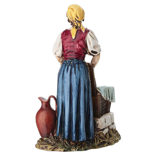 Figurka praczki do szopki Moranduzzo 12 cm 4