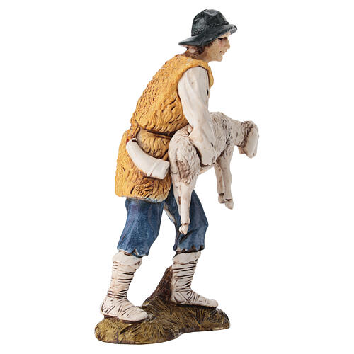Der gute Hirte mit Lamm für 12 cm Krippe von Moranduzzo 3