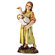 Young Girl with Goose Statue, 12 cm Nativity by Moranduzzo s1