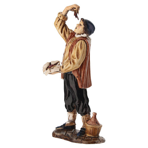 Set, 4-teilig, neapolitanische Figuren für 12 cm Krippe von Moranduzzo 3