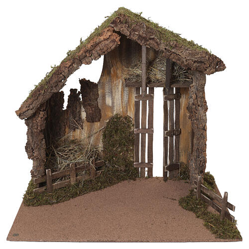 Stajenka ze sceną Narodzenia Pańskiego - szopka Fontanini 45 cm, 5 postaci, 100×100×70 cm 13