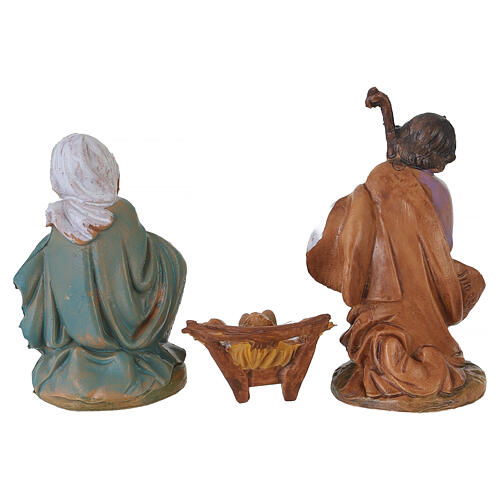 Scena Narodzenia Pańskiego - figurki do szopki Fontanini 4 cm, zestaw 5 postaci 4