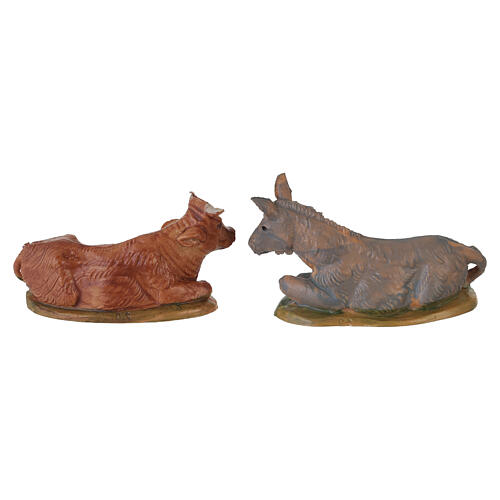 Scena Narodzenia Pańskiego - figurki do szopki Fontanini 4 cm, zestaw 5 postaci 5