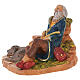 Vecchio che riposa 12 cm presepe Fontanini s2