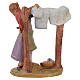 Mujer tendiendo ropa belén Fontanini 12 cm s4