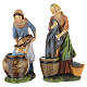 Set 10 statuine per presepe pastori misti 20 cm s4