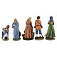 Set 10 statuine per presepe pastori misti 20 cm s9