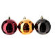 Eco-friendly Christmas balls, set of 6, mixed colours, 80 mm s3